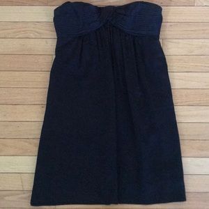 BCBG Max Azria satin strapless cocktail dress